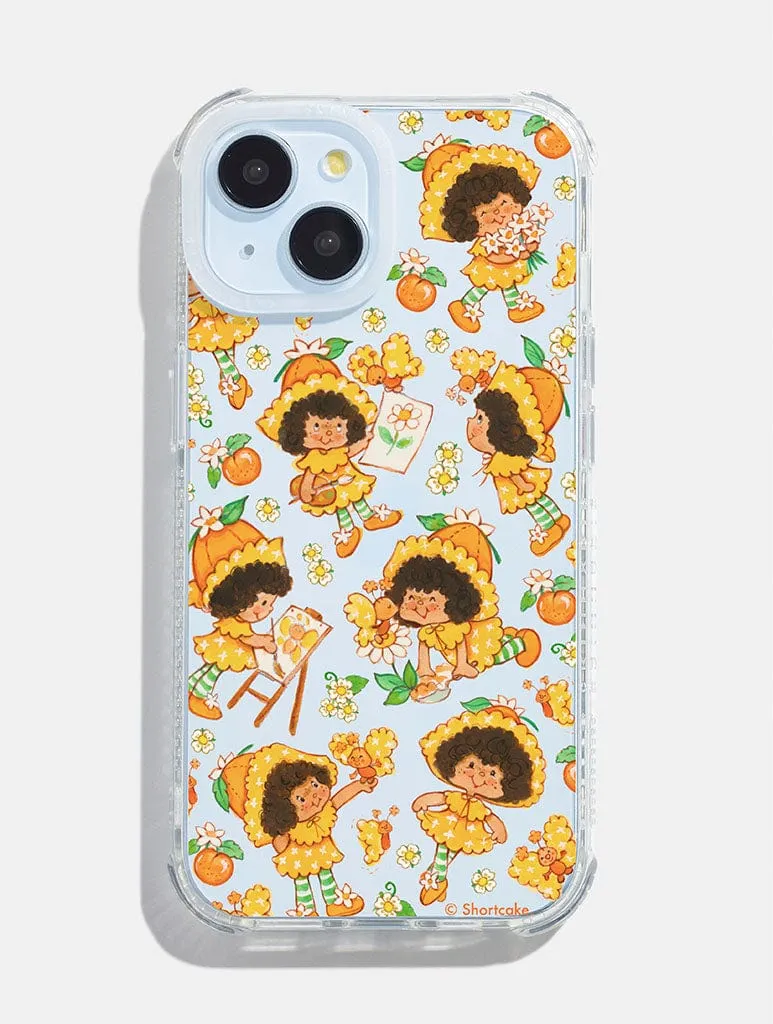 Strawberry Shortcake x Skinnydip Orange Blossom Shock iPhone Case Minimal Texture Layer Elegant Detail