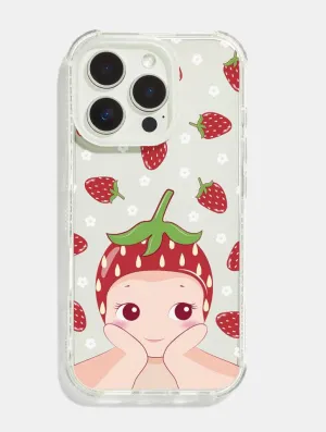 Creative Pattern Baby Strawberry Shock iPhone Case