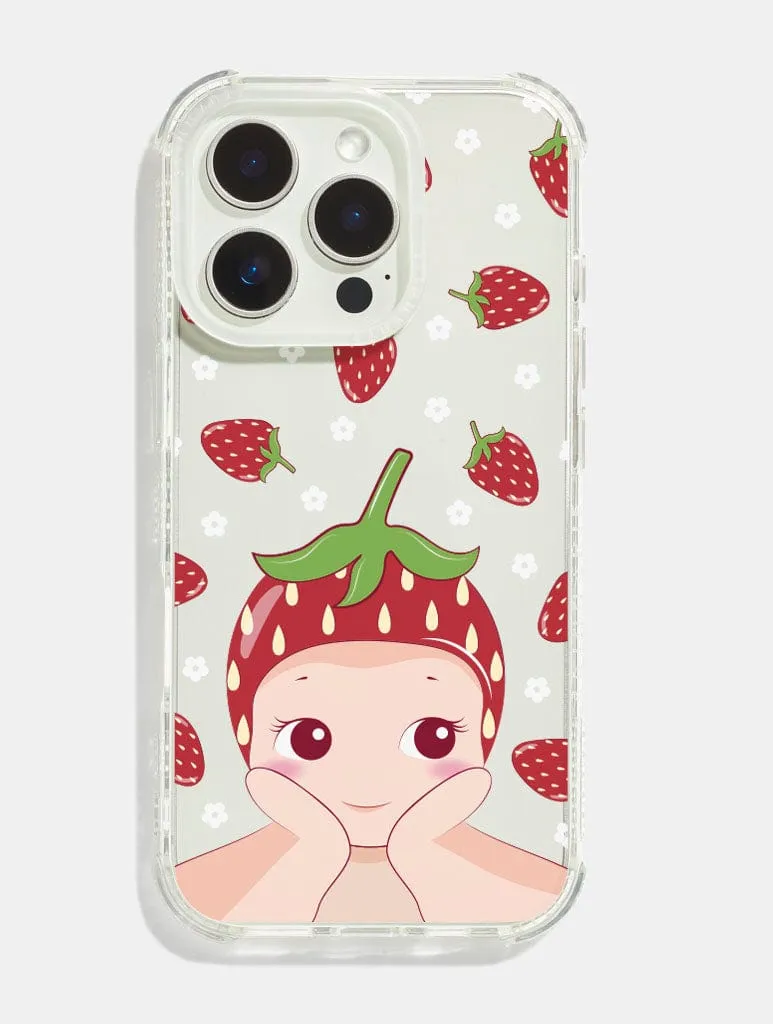 Soft Touch Baby Strawberry Shock iPhone Case