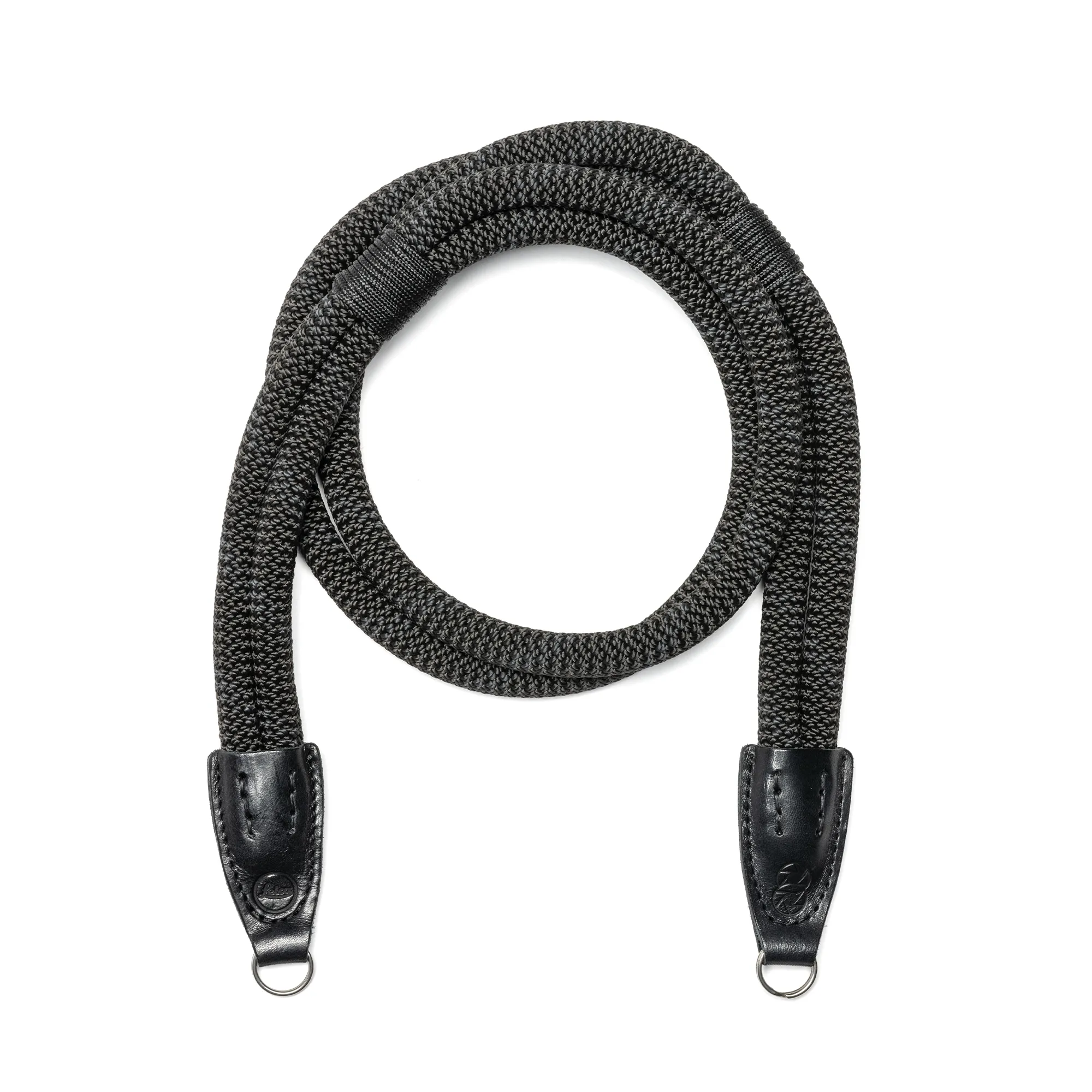 Scratch Resistant Cooph Leica Double Rope Strap with Split Ring, 49.6" (126cm) - Black