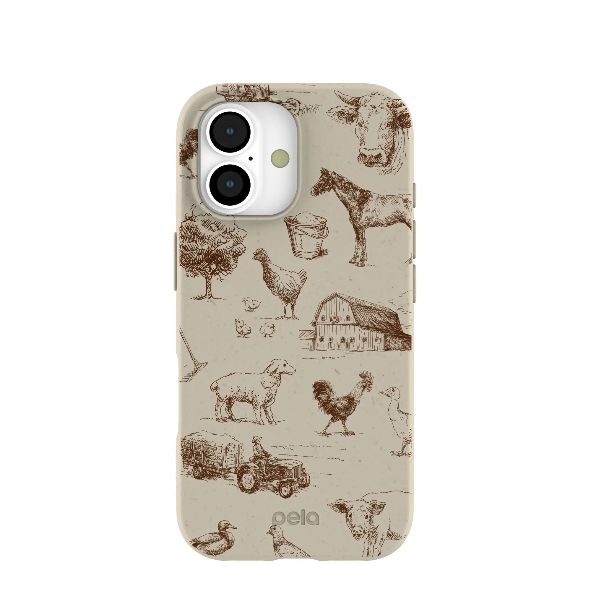 London Fog Barn and Field iPhone 17 Case Easy Grip Minimal Comfort