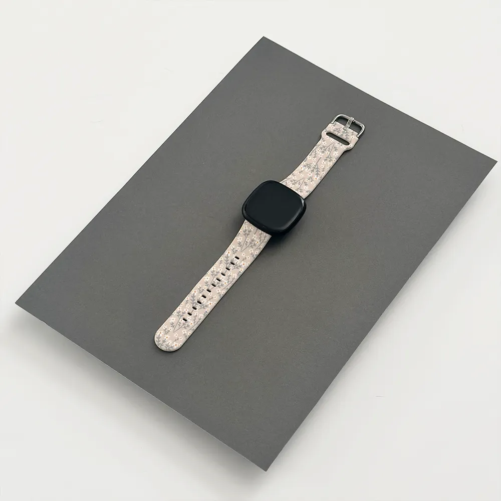 Fitbit Strap - Nude Flowers Sleek Finish Everyday Comfort Wear