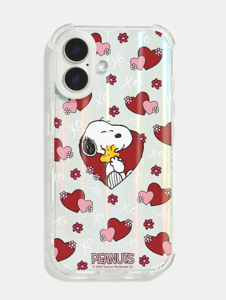 Peanuts x Skinnydip Snoopy Heart Shock iPhone Case Non slip grip