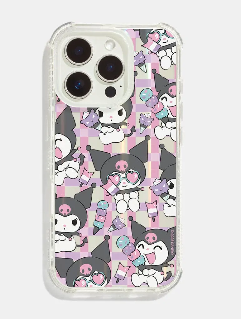 Matte Pattern Design Hello Kitty x Skinnydip Kuromi Ice Cream Shock iPhone Case