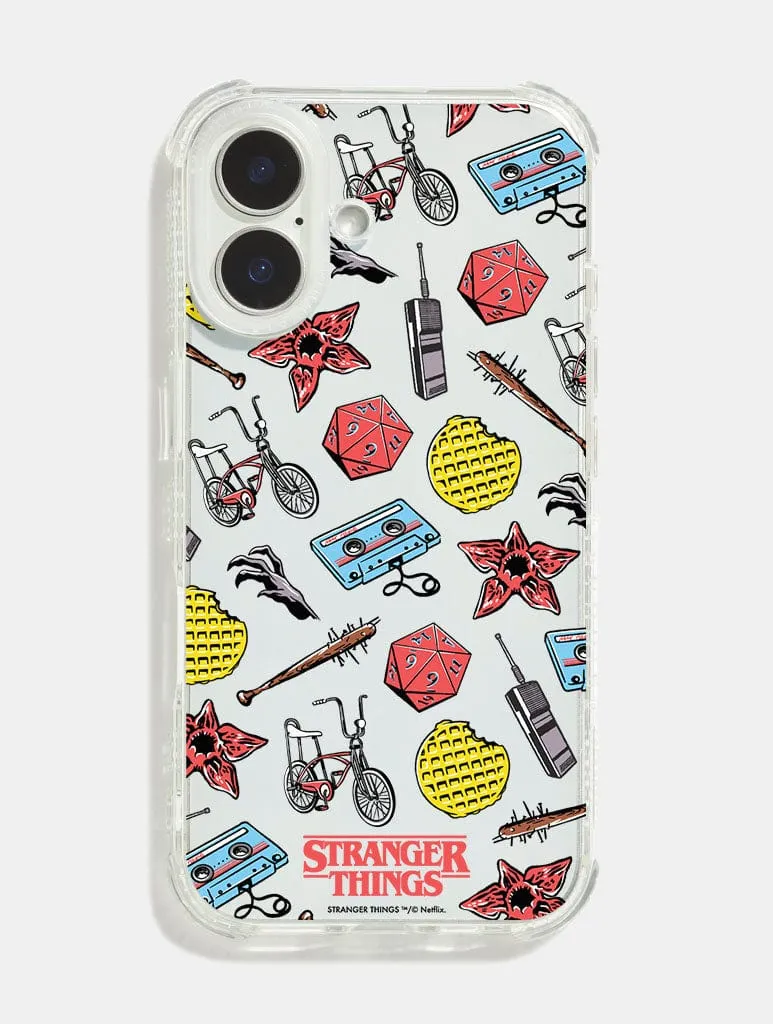 Stranger Things x Skinnydip Pattern Shock iPhone Case Reusable Material