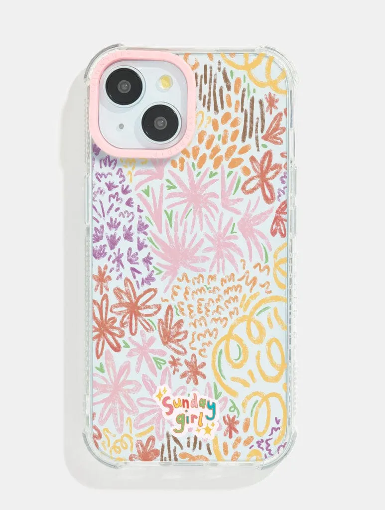 Sunday Girl x Skinnydip Floral Shock iPhone Case Urban Texture