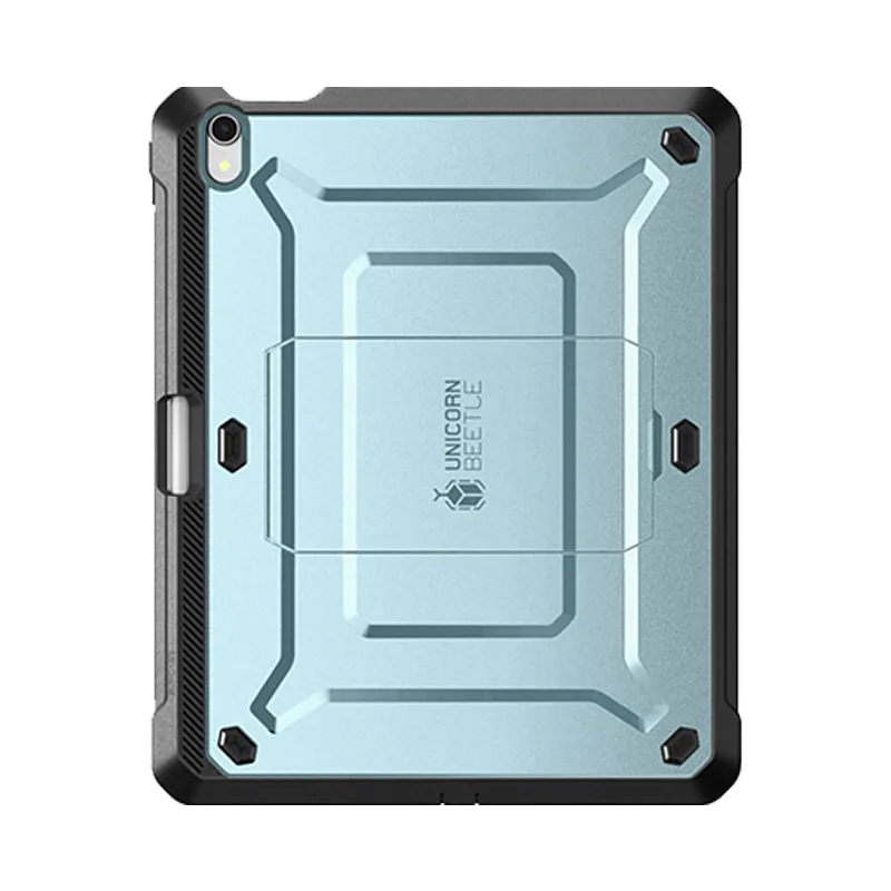 tablet folio for reading mode iPad Air 11 Inch (2024) Unicorn Beetle Pro Rugged Case- Arctic Blue