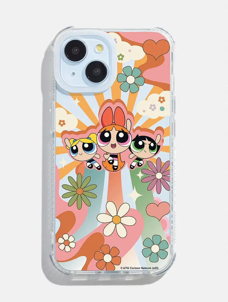 Premium Finish Everyday Style The PowerPuff Girls x Skinnydip Flower Power Shock iPhone Case