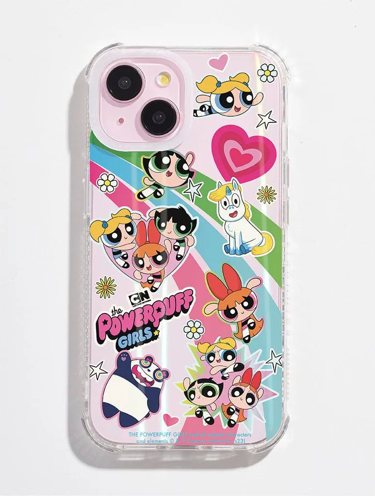 The PowerPuff Girls x Skinnydip Sticker Shock iPhone Case Non Slip Surface Vivid Finish
