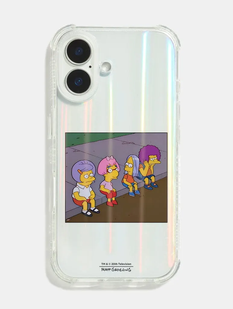 Protective Edge The Simpsons Bart On The Road Shock iPhone Case