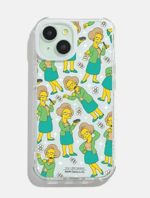 Lightweight texture Shock Absorbing The Simpsons Edna Krabappel Shock iPhone Case