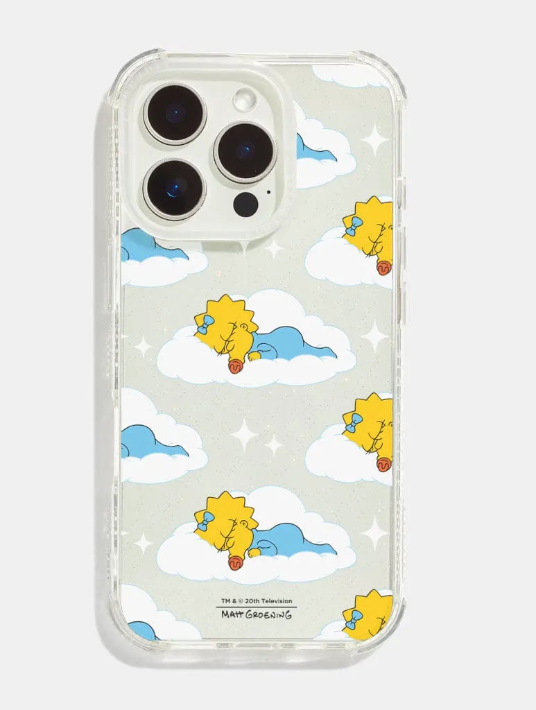 Light Form Unique Artwork The Simpsons Maggie Naps Shock iPhone Case