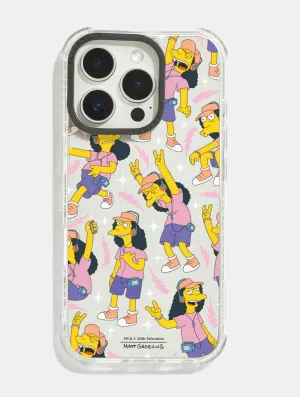 Minimalist Aesthetic The Simpsons Otto Mann Shock iPhone Case
