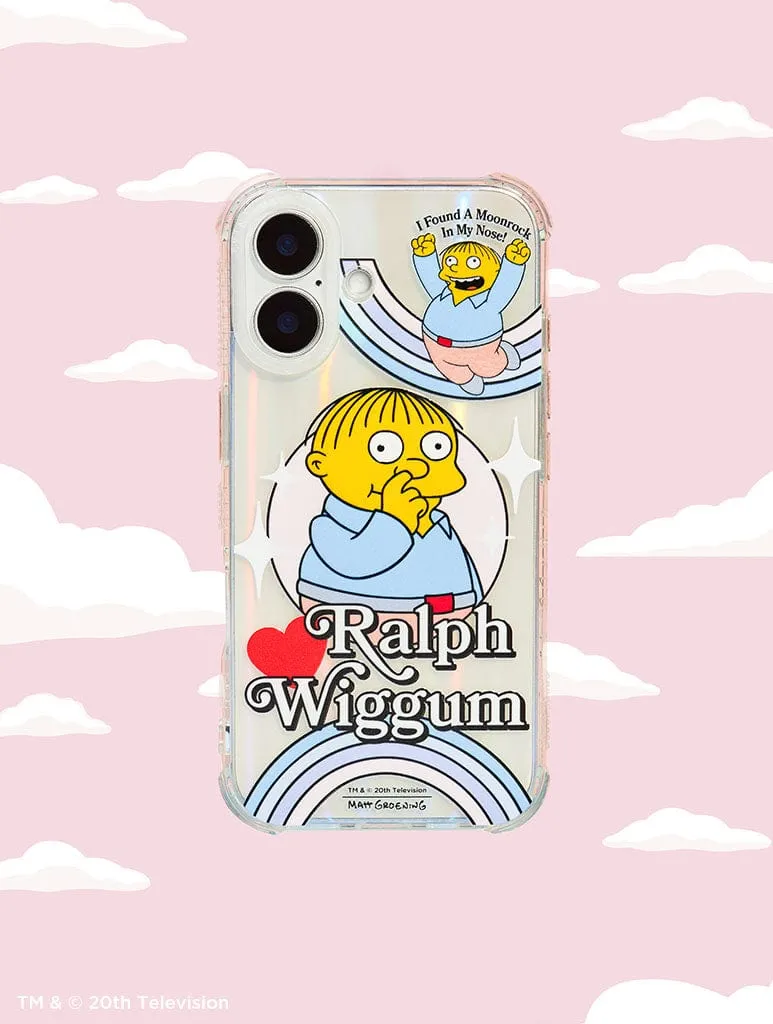 The Simpsons Ralph Wiggum Shock iPhone Case Strong material