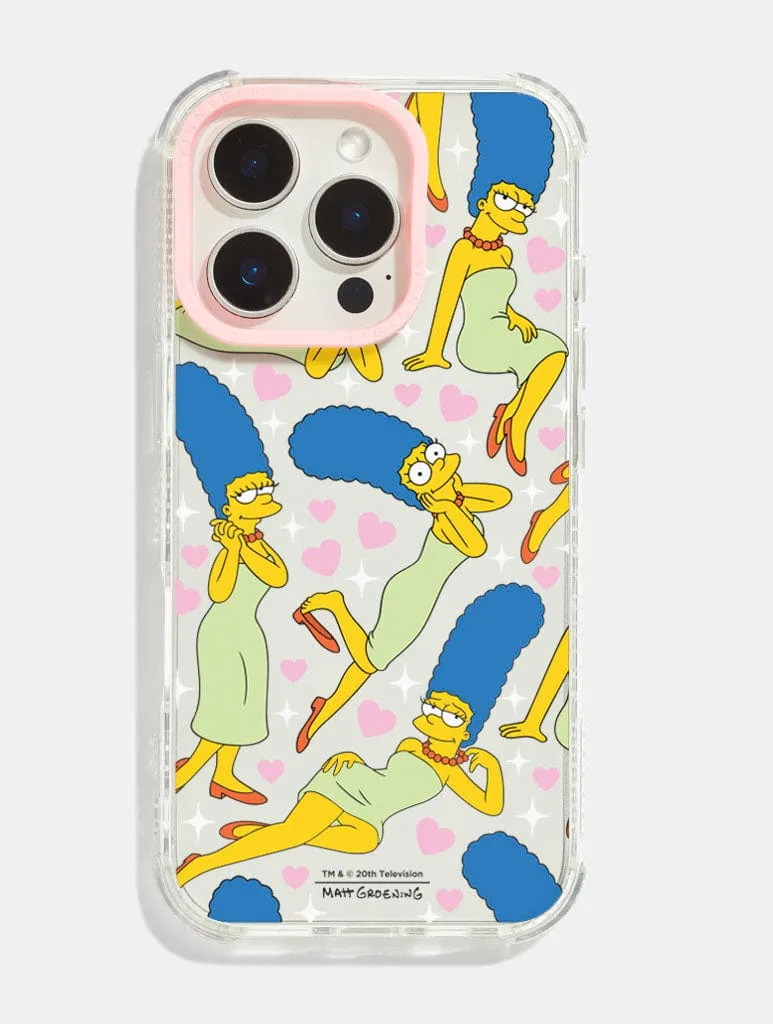 Slim Profiled The Simpsons Romantic Marge Shock iPhone Case