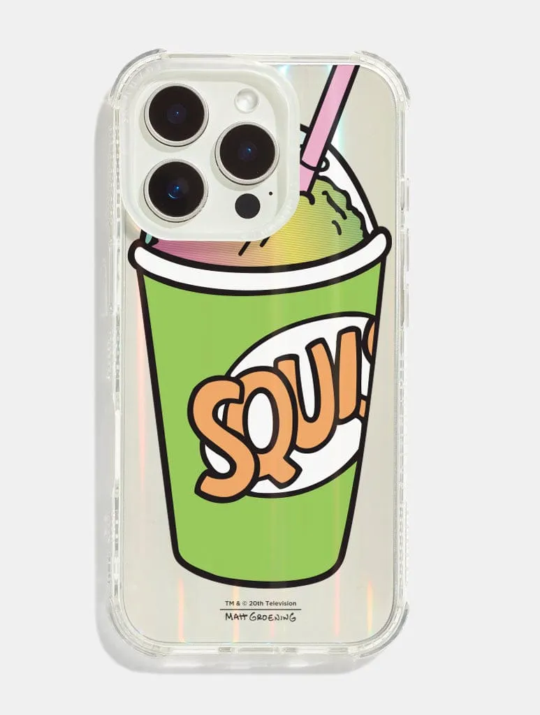 Polished Texture Design Protective Form Fit The Simpsons Squishee Shock iPhone case