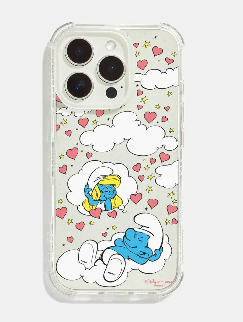 Anti glare The Smurfs Smurfette Love Shock iPhone Case