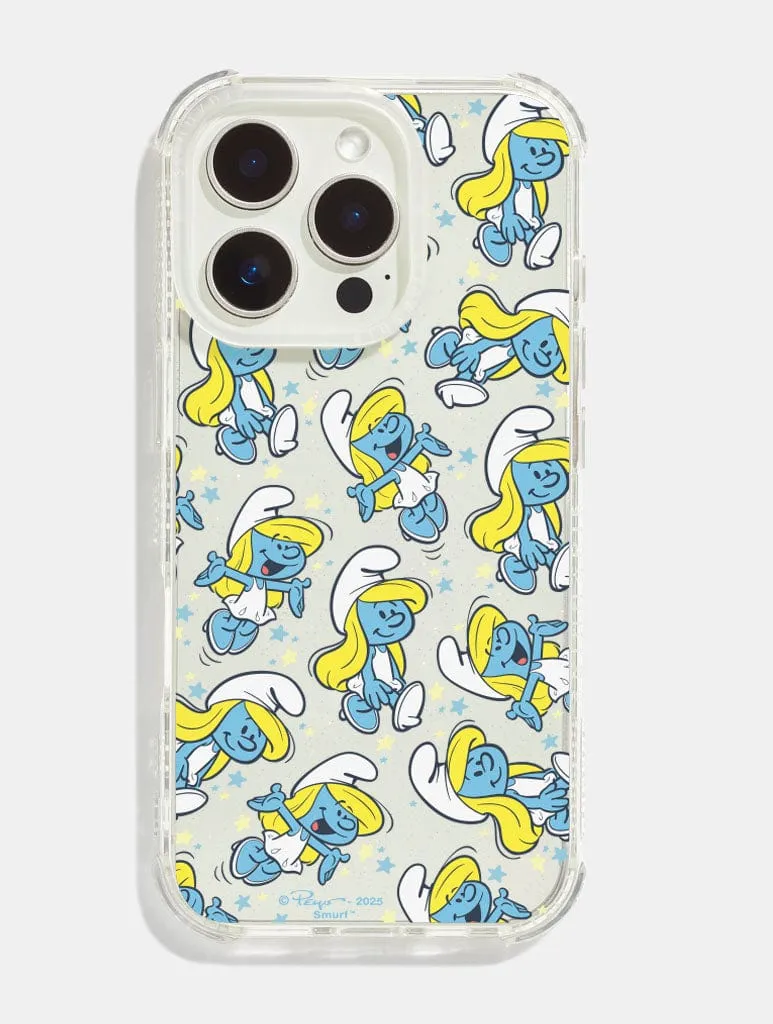 The Smurfs Smurfette Shock iPhone Case Polished Finish