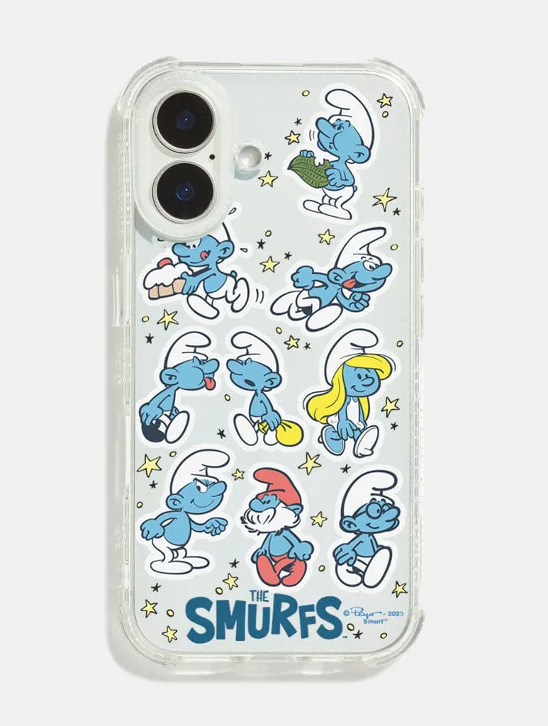The Smurfs Sticker Shock iPhone Case Comfort Edge Texture Durable Texture Build