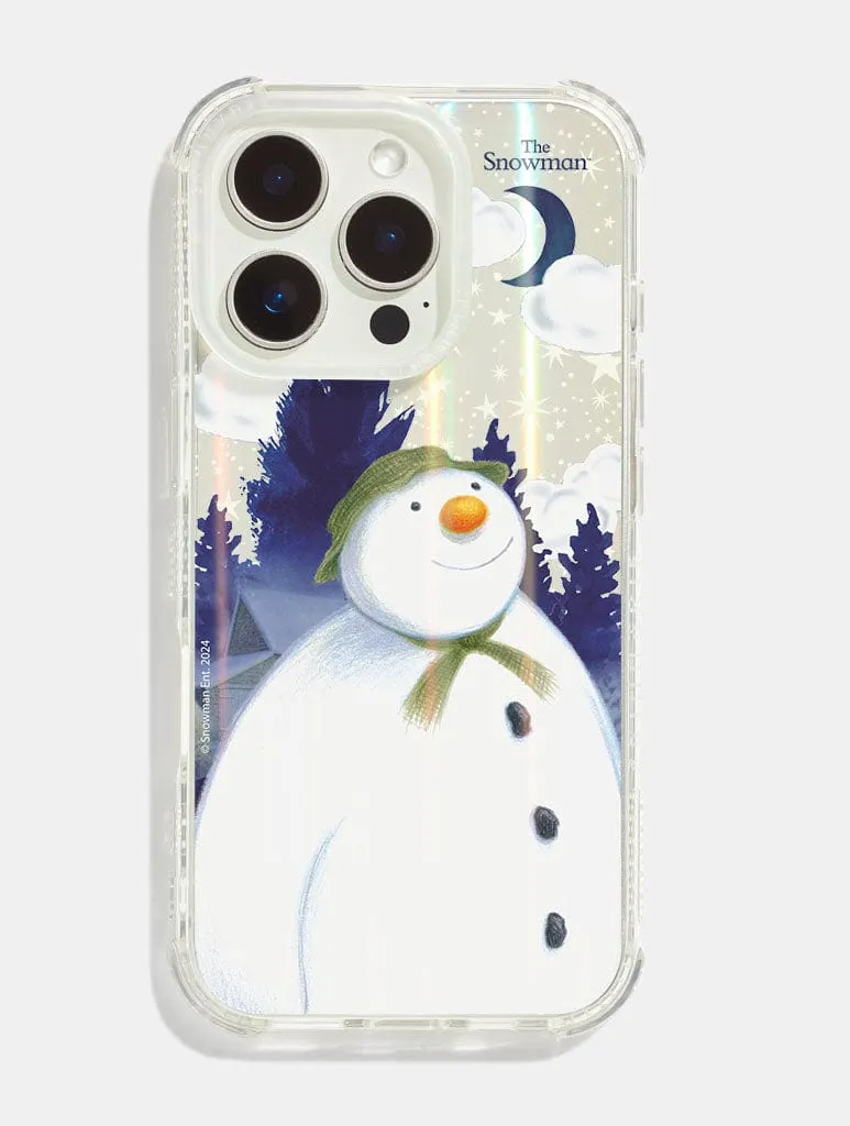 The Snowman Moonlight Shock iPhone Case Minimal Pattern