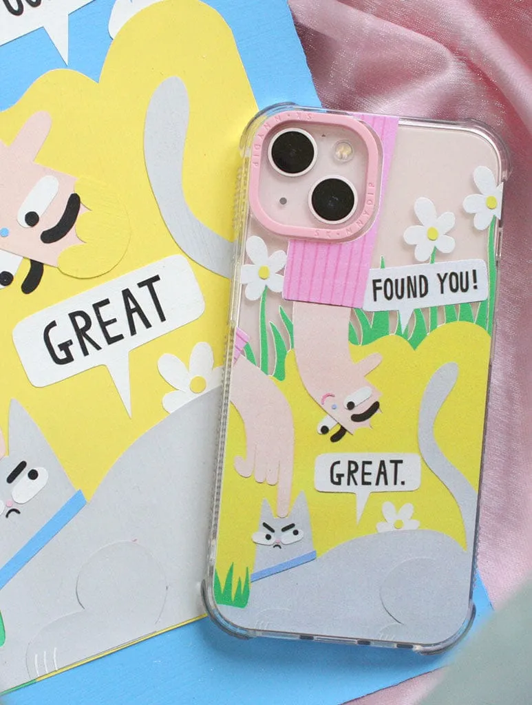 Naomi Anderson-Subryan x Skinnydip Found You Kitty Shock iPhone Case Simple Texture Luxury Surface