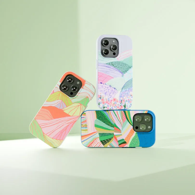 Lavender Misty Mauve iPhone 17 Case Rugged Texture Design Flexible Comfort