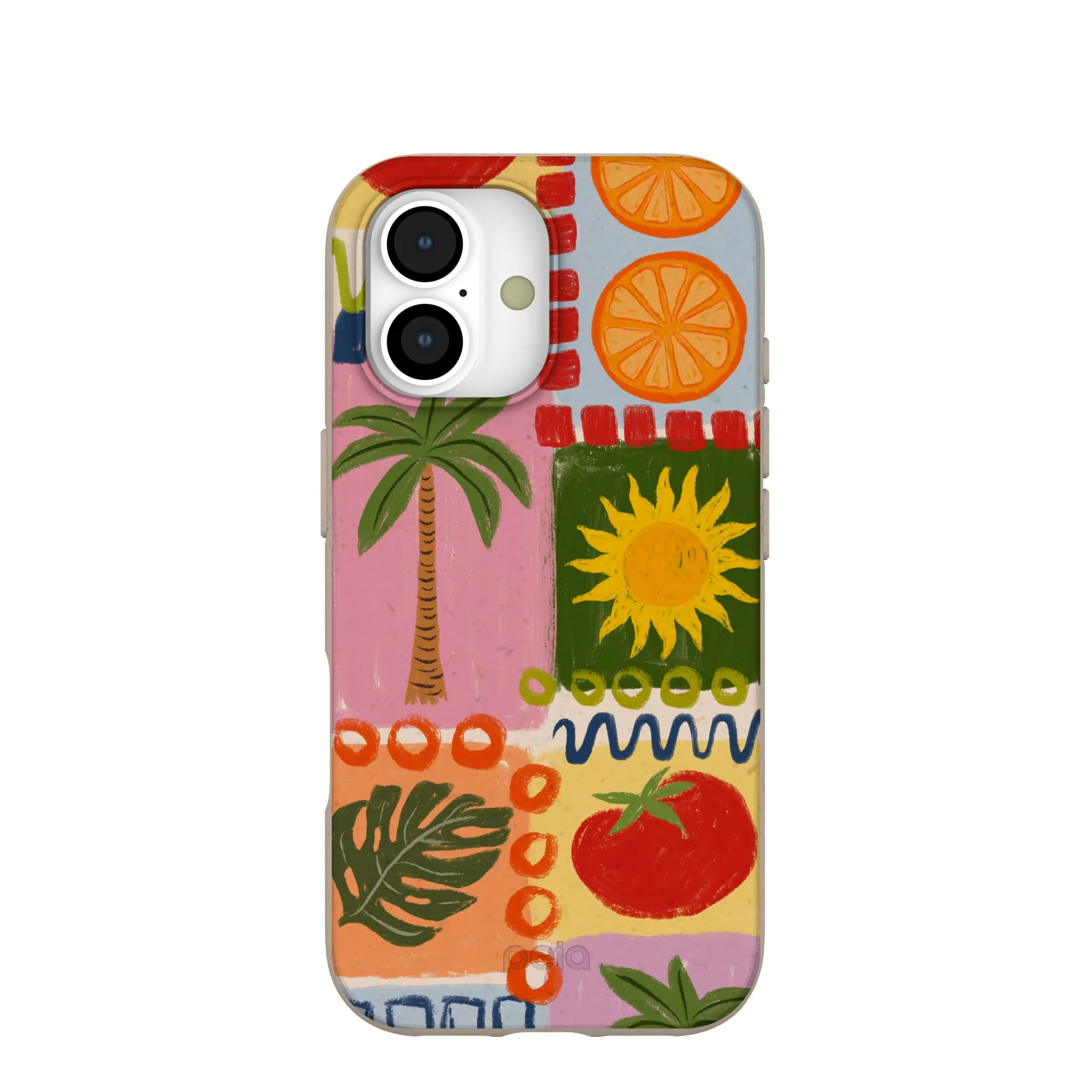 Seashell Hello Sunshine iPhone 17 Case Comfort Build Daily Carry