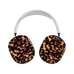 Minimal Design Texture Shell Shocked | Tortoise Print AirPods Max Case