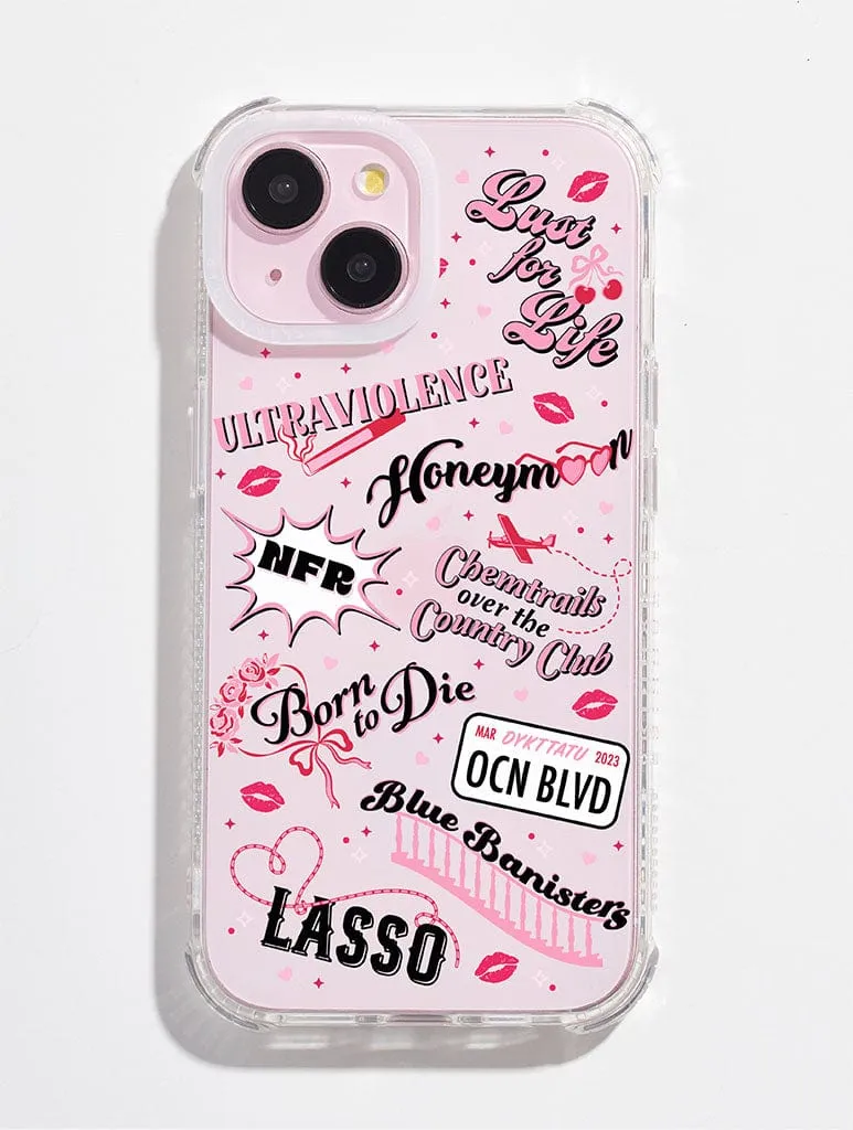 Soft Detail Layer Lana Albums Shock iPhone Case