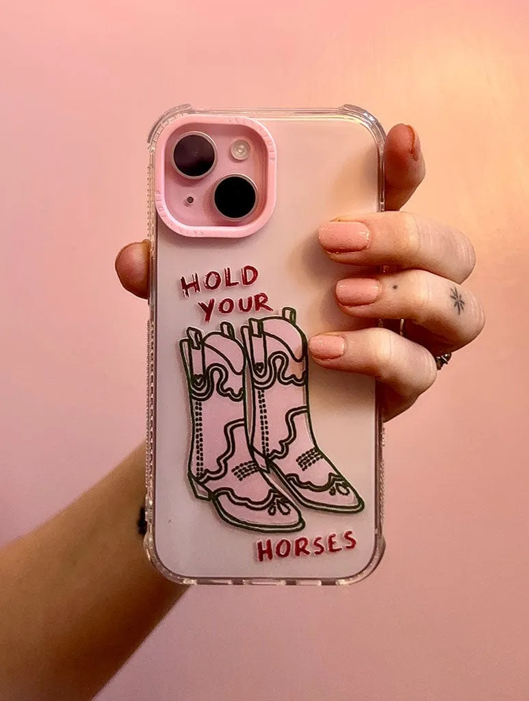 Hand And Palm x Skinnydip Hold Your Horses Shock iPhone Case Smooth Finish Touch Smooth Craftsmanship