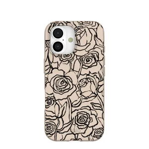 Minimal Comfort Strong material Seashell Inked Blooms iPhone 17 Case