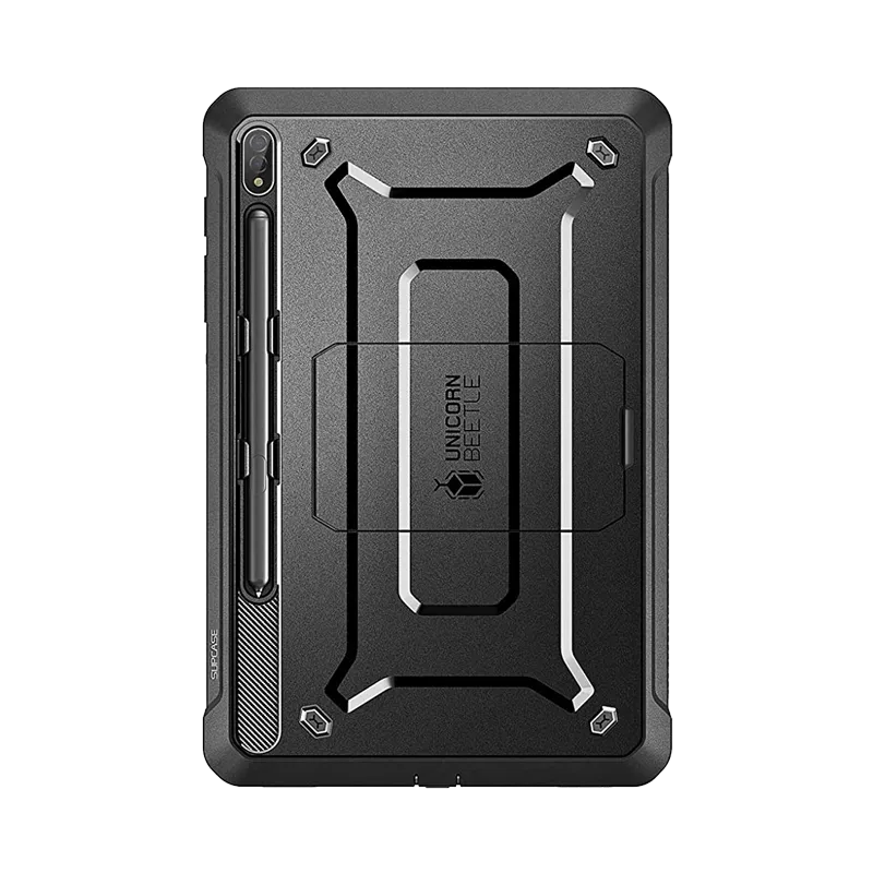 ultra slim tablet case Carry Solution Galaxy Tab S8  12.4 inch (2022) Unicorn Beetle PRO Rugged Case-Black