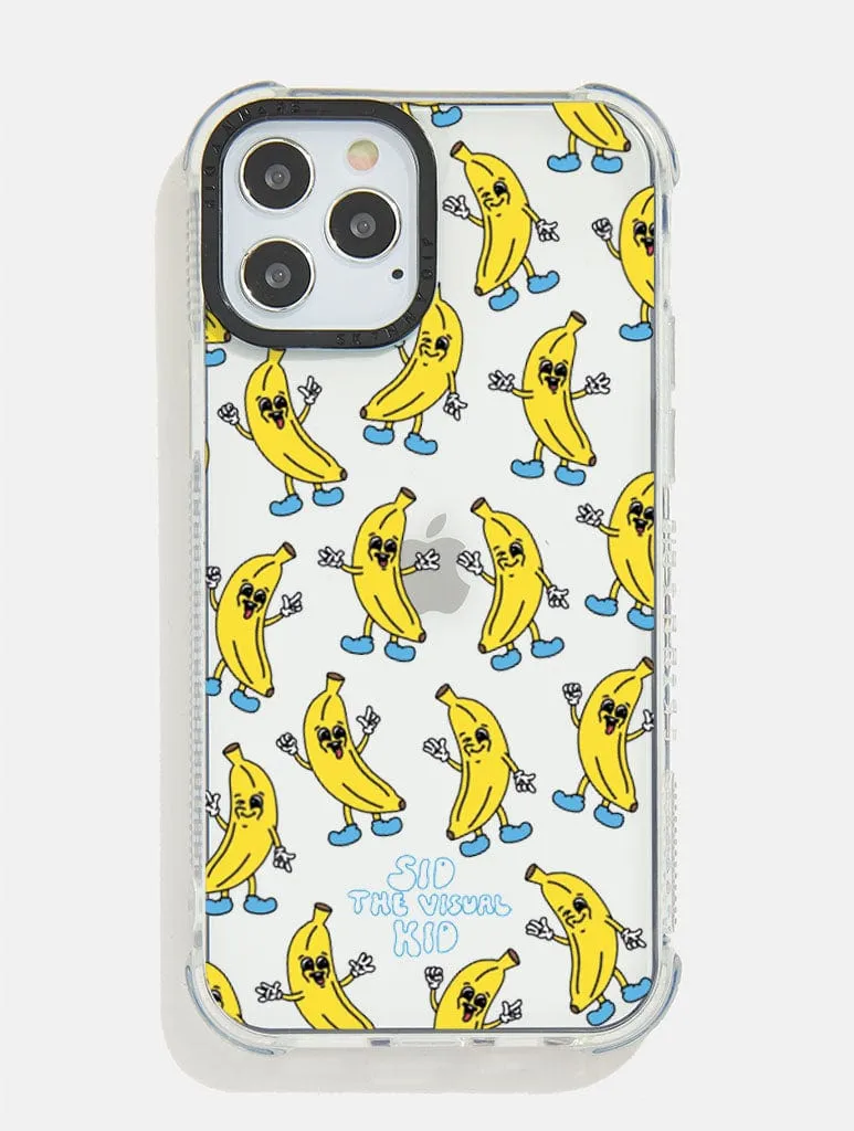 Compact Feel Sid the Visual Kid x Skinnydip Happy Banana Shock iPhone Case