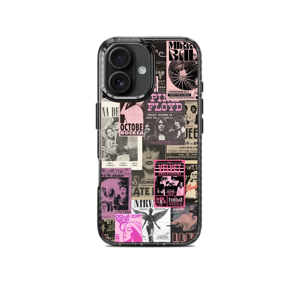 Simple Texture Pink Floyd Spotify Stride 2.0 Phone Case Cover