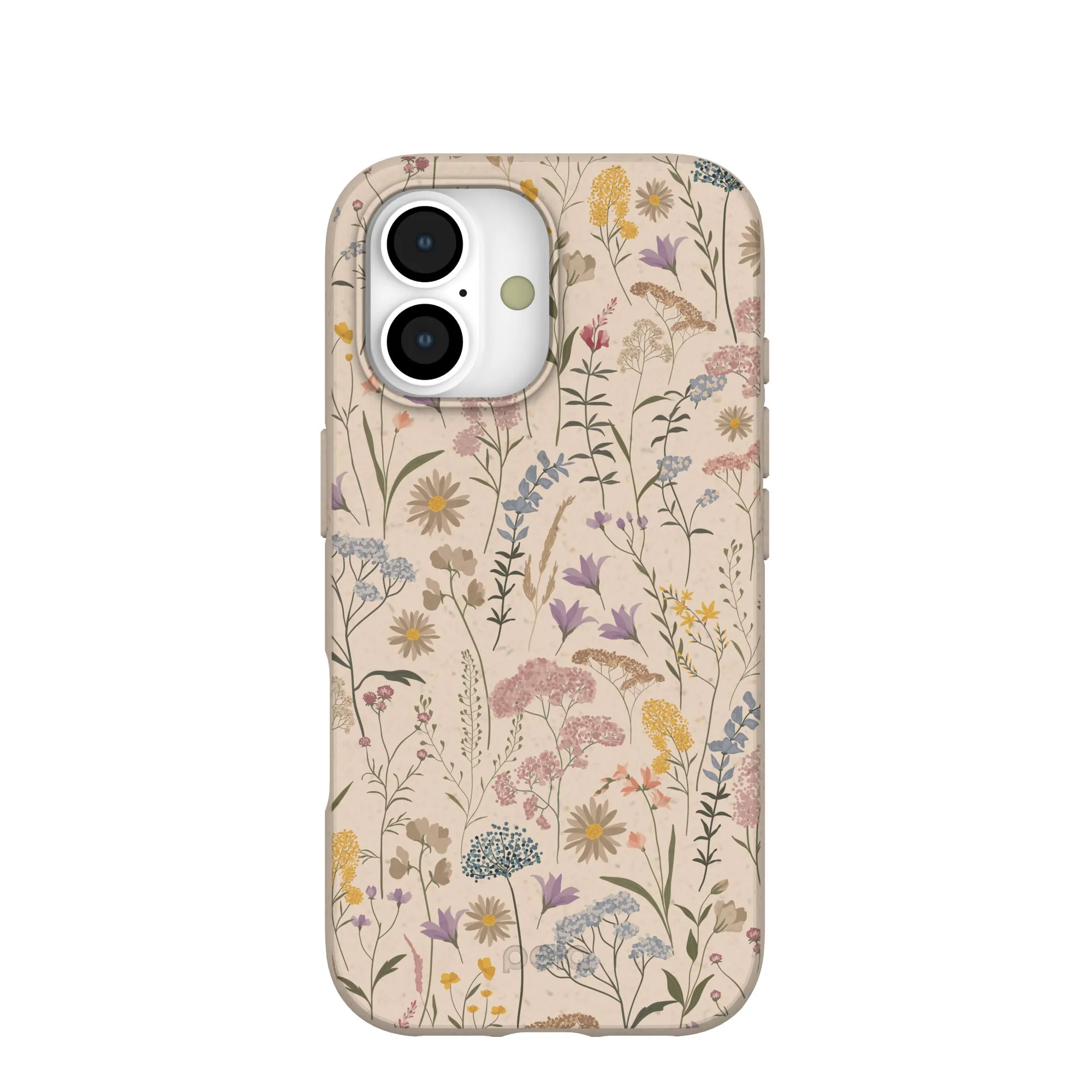 Seashell Dusty Petals iPhone 17 Case slim fit Minimal Aesthetic Touch