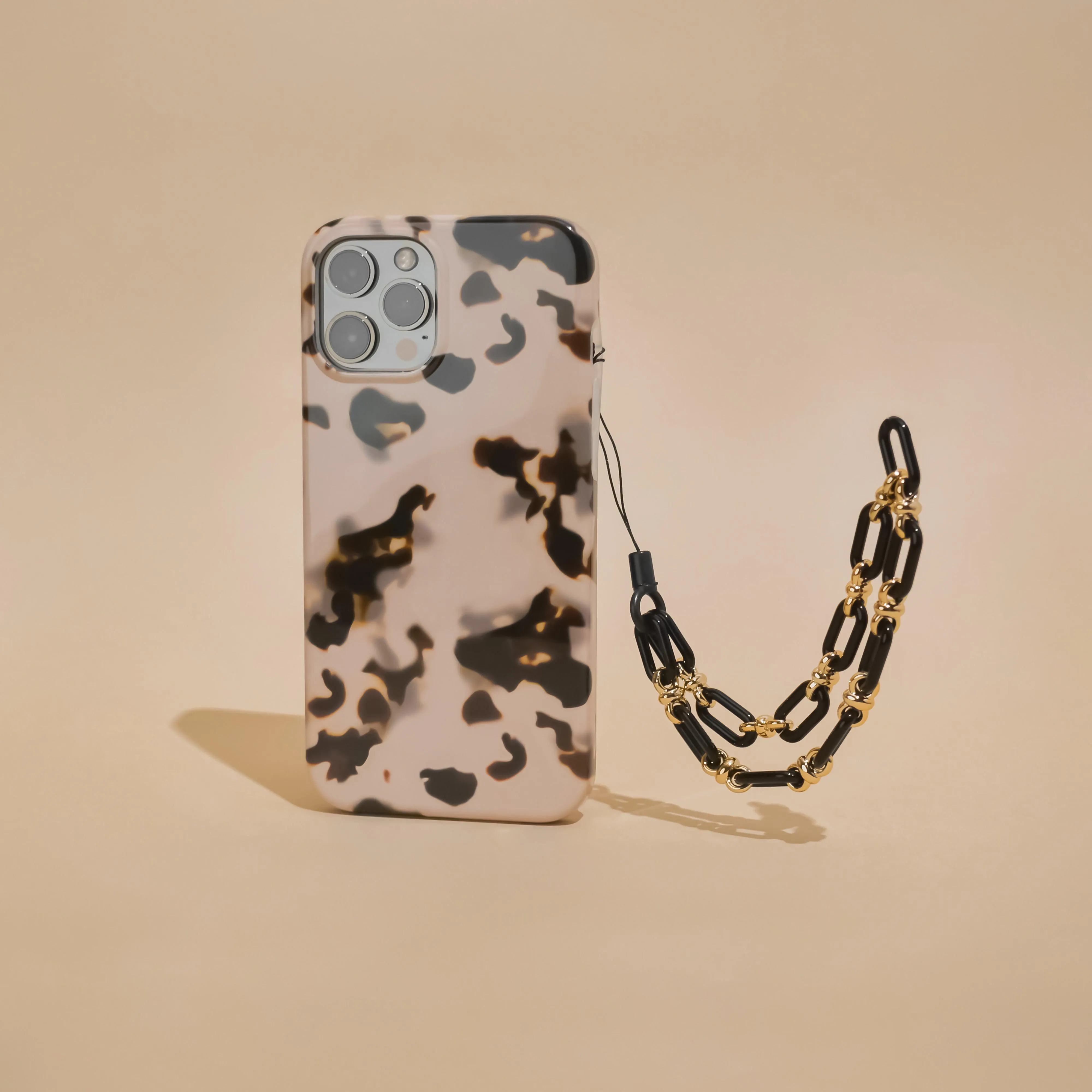 Fitness Lover Black Link Phone Strap