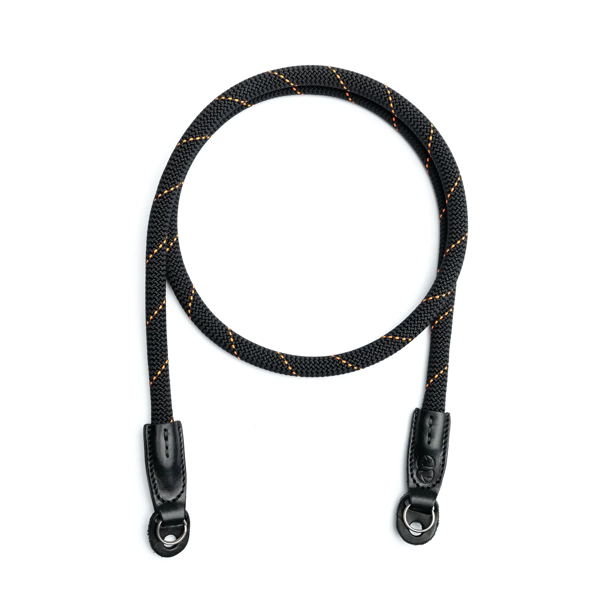 Bold colors Hand Strap Cooph Rope Camera Strap with Split Ring, 45.3" (115cm) - Orange Obsidian