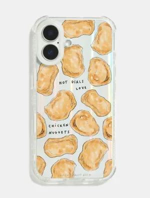 Matte Texture Design Comfort Shape Lauren Emmett x Skinnydip Hot Girls Love Chicken Nuggets Shock iPhone Case
