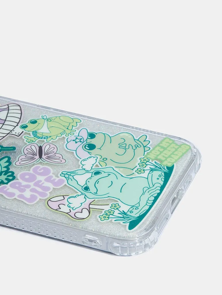 Frog Life Shock iPhone Case Futuristic style