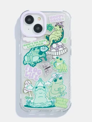 Durable Form Modern Grip Texture Frog Life Shock iPhone Case