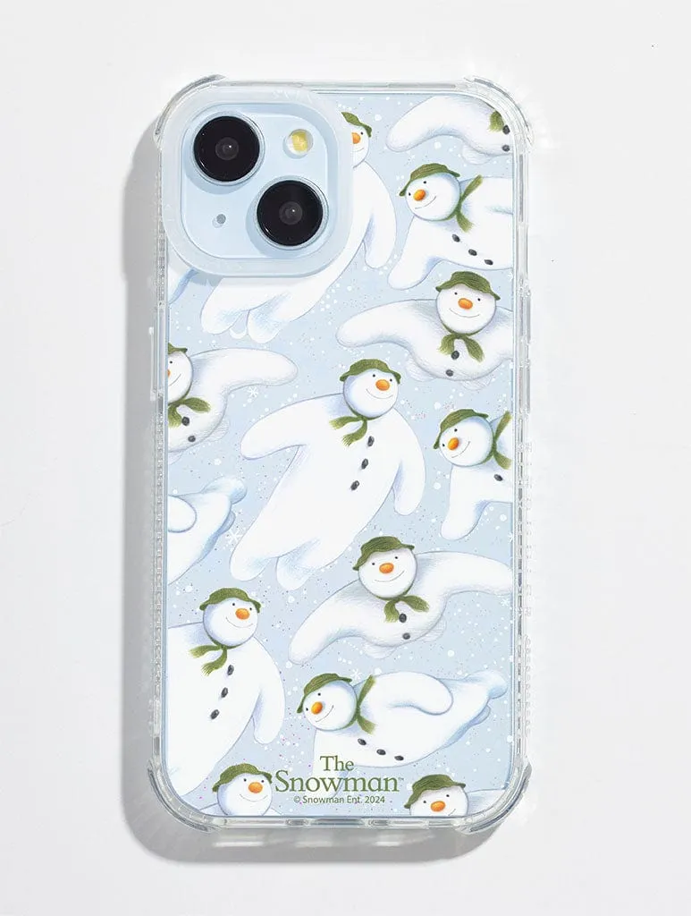 Vivid Surface The Snowman Flying Shock iPhone Case