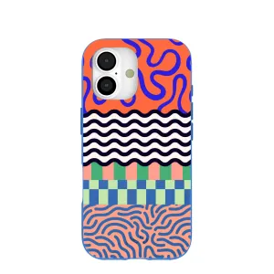 Matte Protection Electric Blue Tangerine Mix iPhone 17 Case