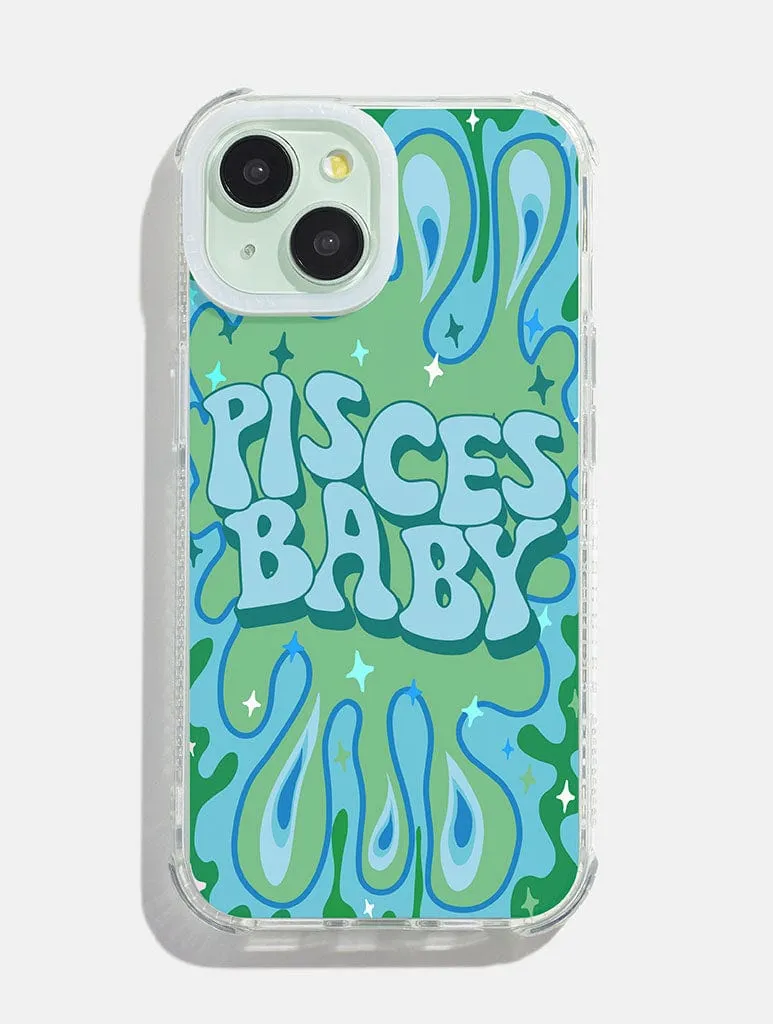 Matte Pattern Design Soft Texture Printed Weird x Skinnydip Pisces Shock iPhone Case