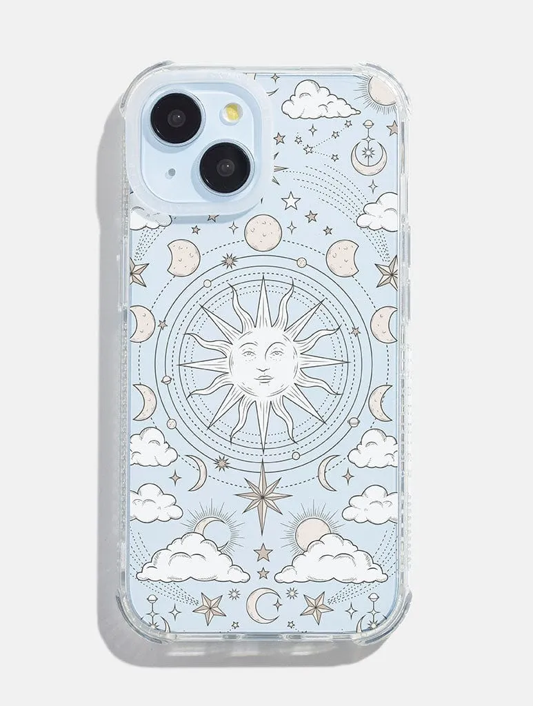 Celestial Tarot Shock iPhone Case Stylish Grip Texture