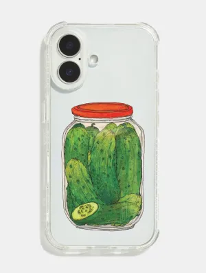 Natdraws x Skinnydip Pickles Shock iPhone Case Hard Edge Modern Design Texture