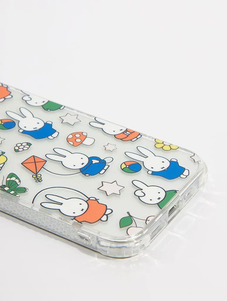 Miffy x Skinnydip Holo Shock iPhone Case Stylish Texture Hybrid Grip
