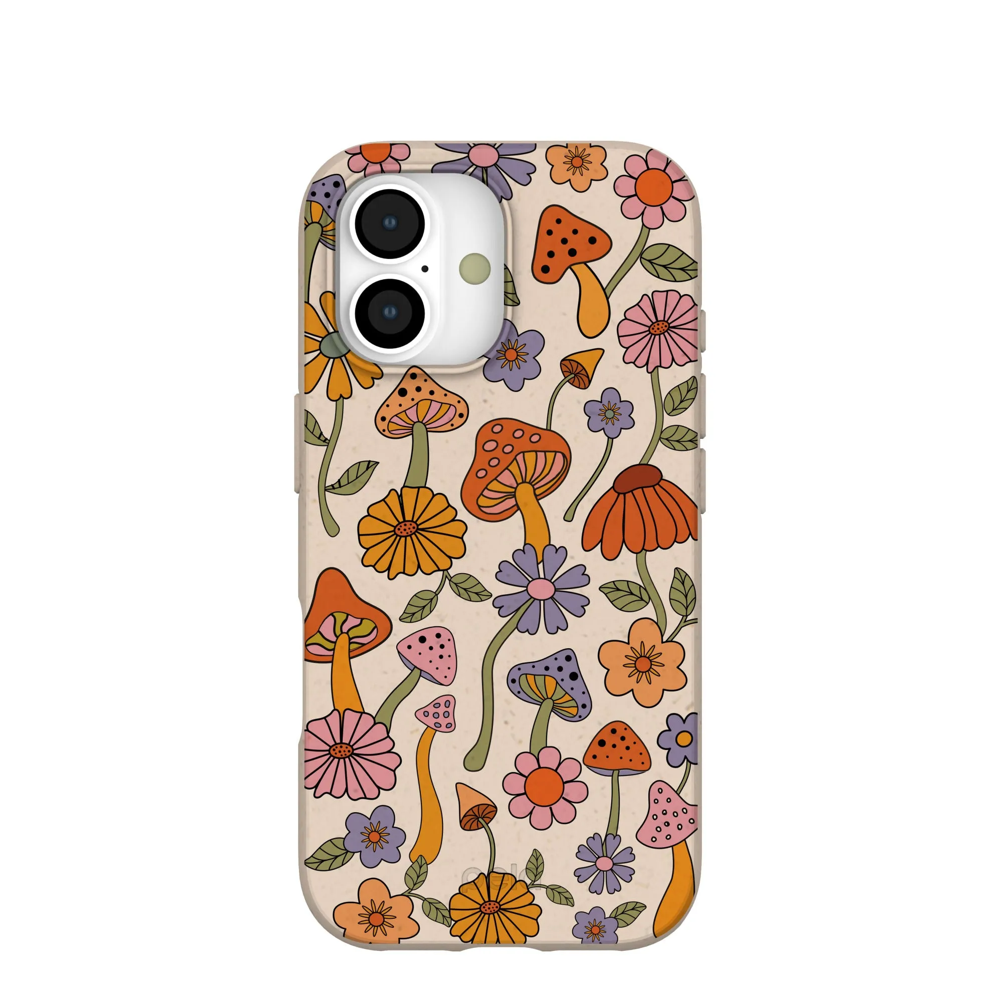 Scratchproof Surface Seashell Shrooms and Blooms iPhone 17 Case