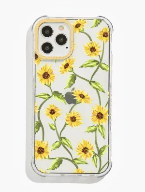 Sunflower Vine Shock iPhone Case Polished Style