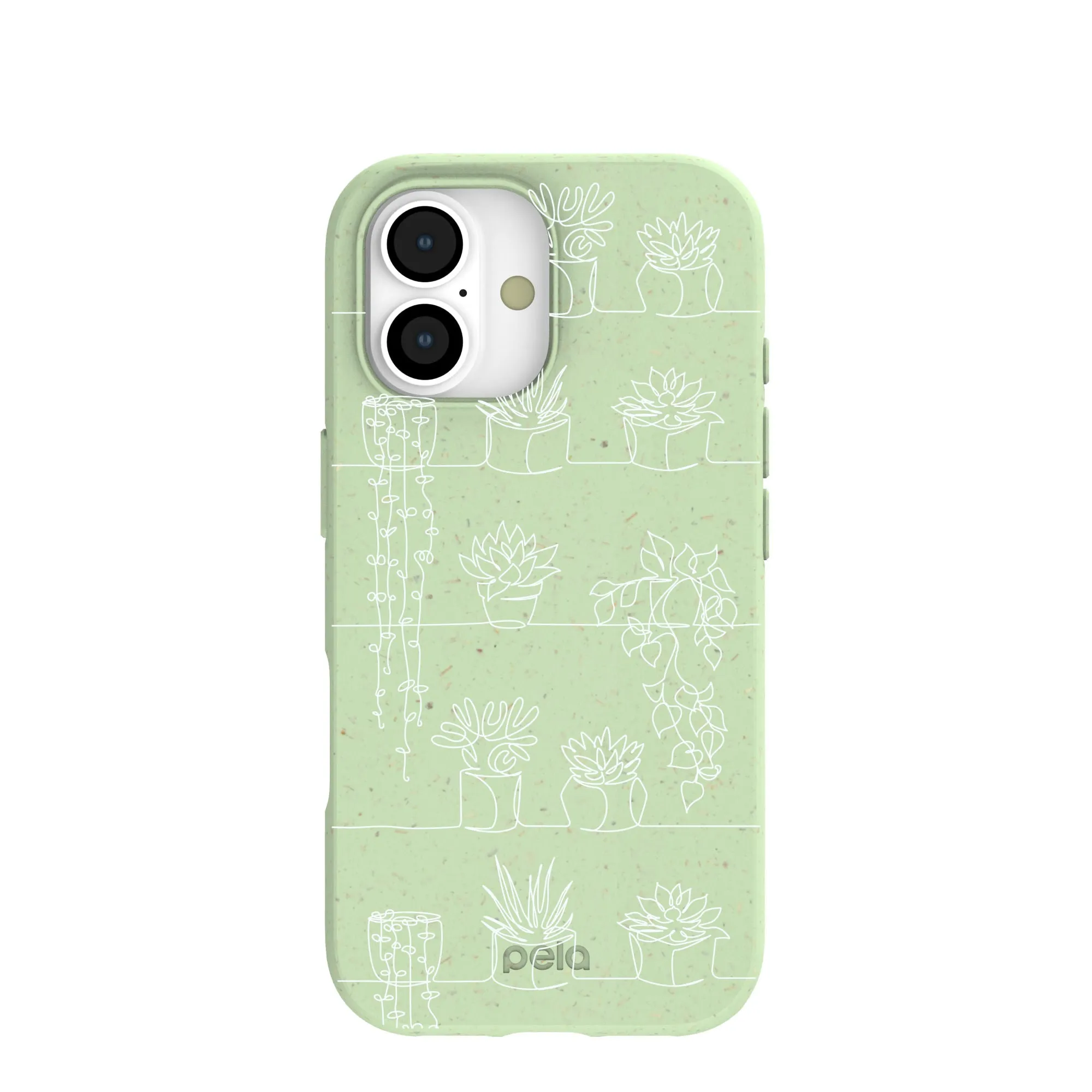 Sage Green Green Cascade iPhone 17 Case High-End Detail Impact Cushion