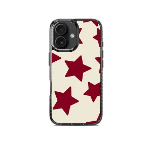 Red Stars Pattern Stride 2.0 Phone Case Cover Protective Detailing Minimal Look